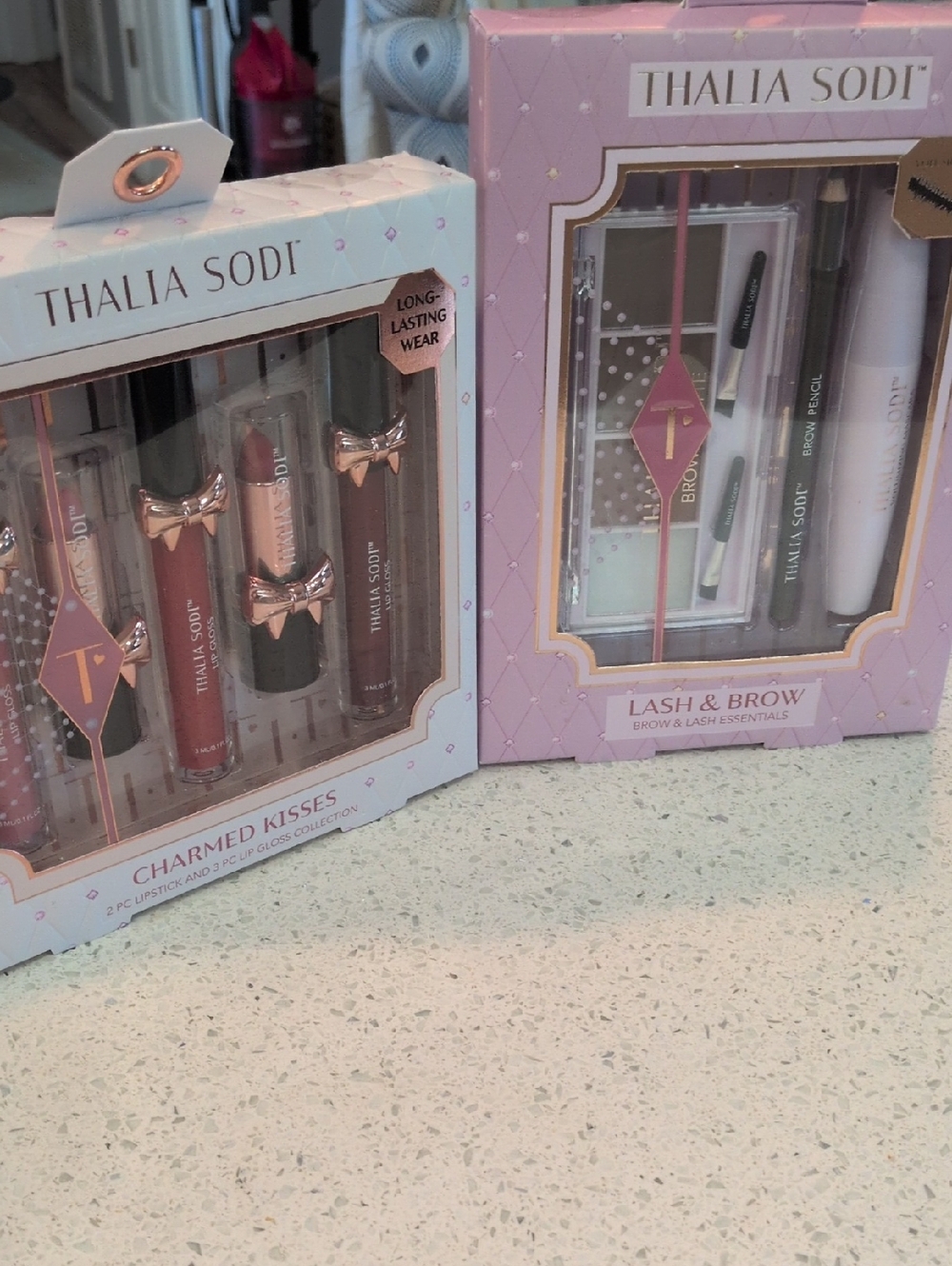 THALIA SODI Lip & Lash Sets in Pink and Rose Gold Accents